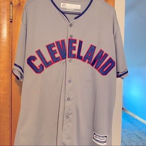 CLEVELAND INDIANS COREY KLUBER ROAD GREY